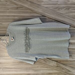 Hanes Beefy Harley-Davidson Men's Double Sided Graphic Tee Size Large